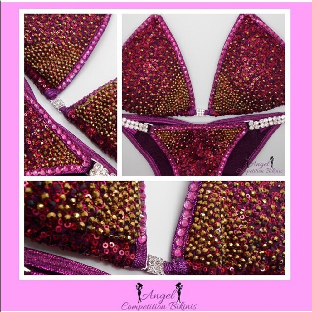 Angel Competition Bikinis Angel Firework Competition Suit Cranberry NPC